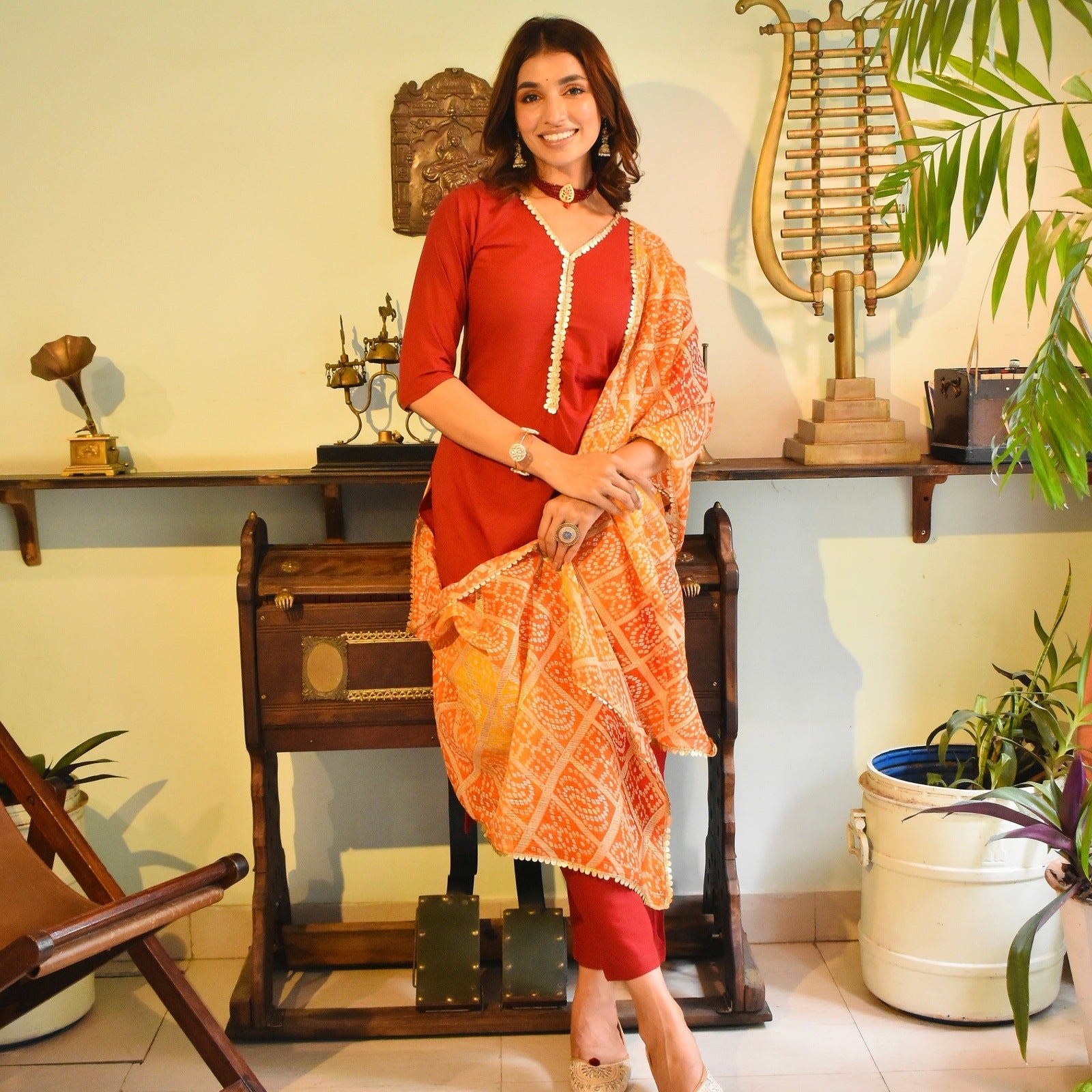 Tara Bhandej Cotton Suit Set