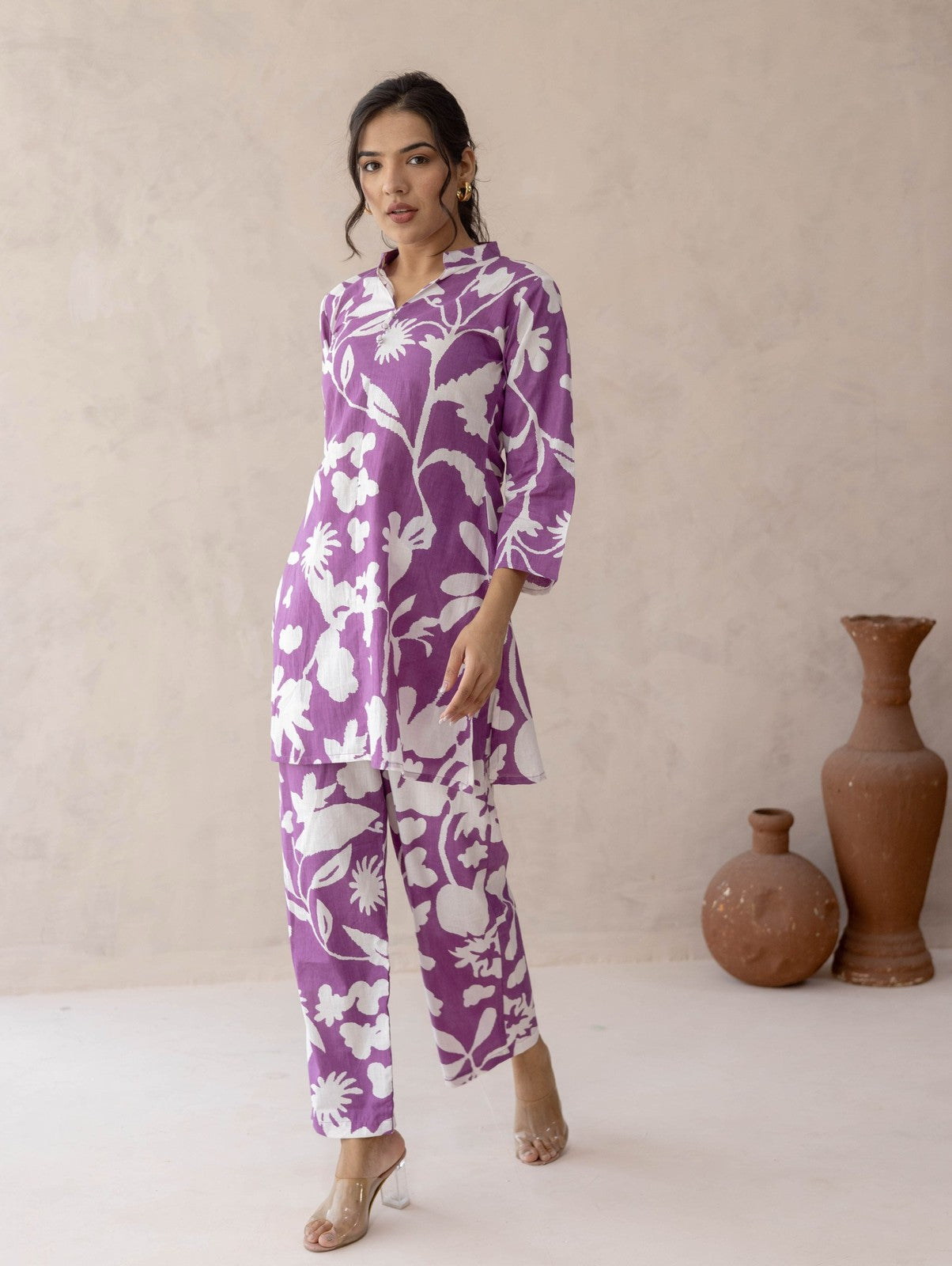 Purple Abstract Cord Set