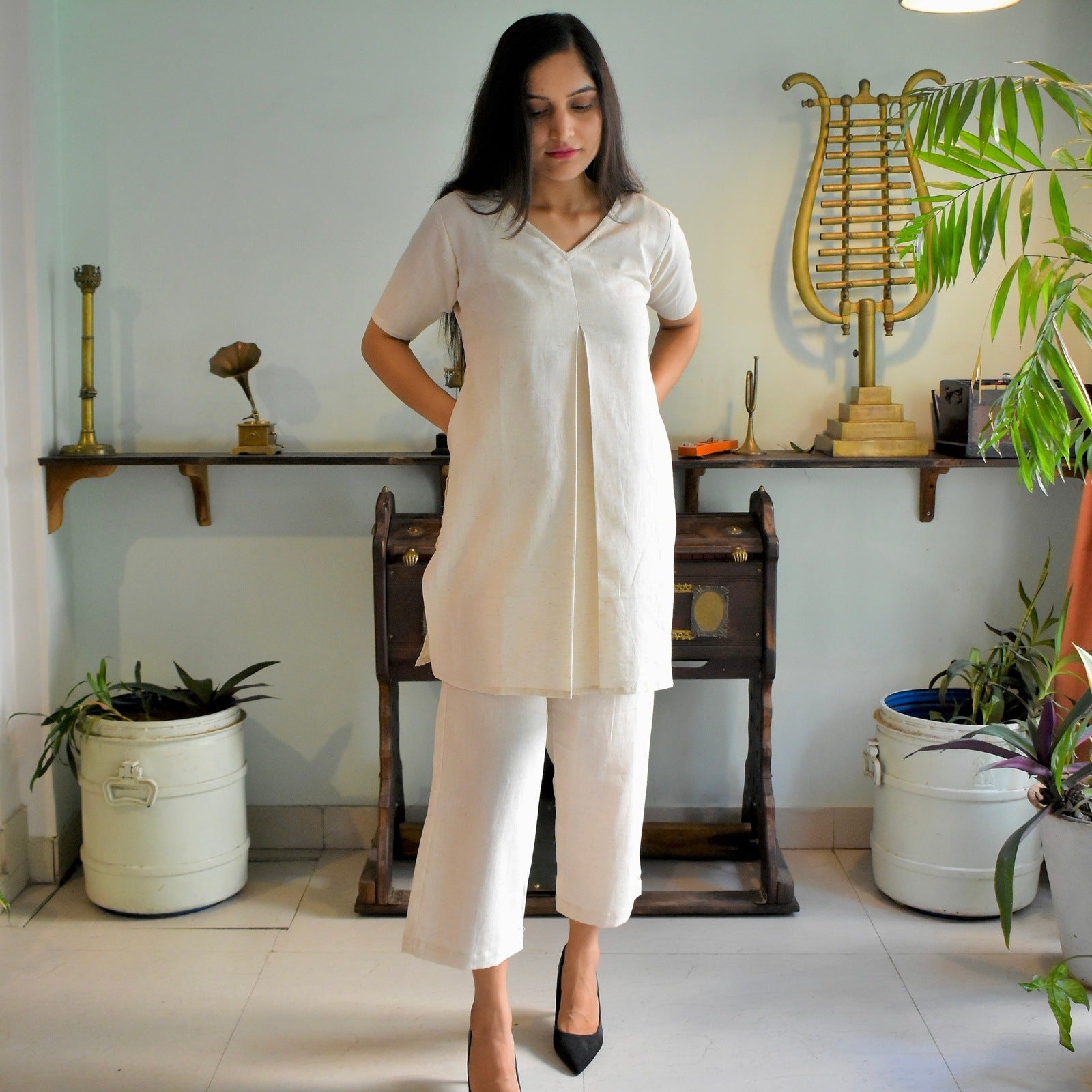Ivory Organic Cotton Cord Set