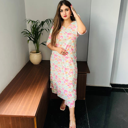 Hathi Cotton Kurta Set