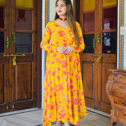 Turmeric Floral Suit Set