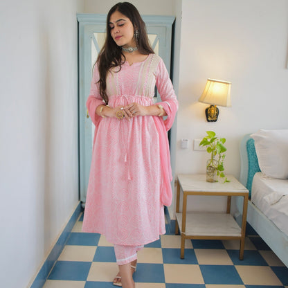 Snowberry Cotton Suit Set
