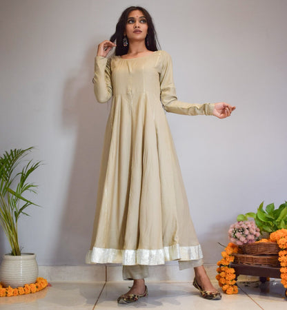Beige Berry Kurta Set