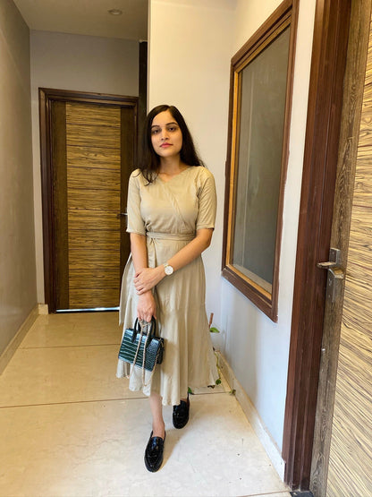 Oyster Wrap Dress