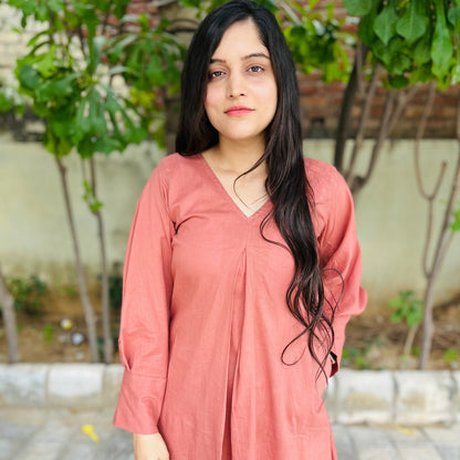 Rustic Cotton Kurta Set