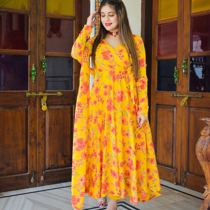 Turmeric Floral Suit Set