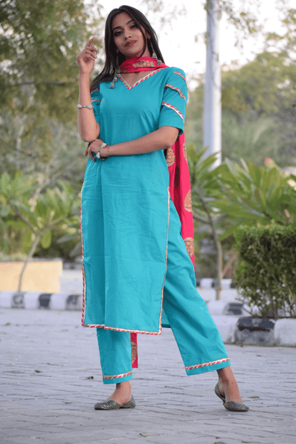 Sapphire Pink Suit Set