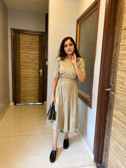 Oyster Wrap Dress