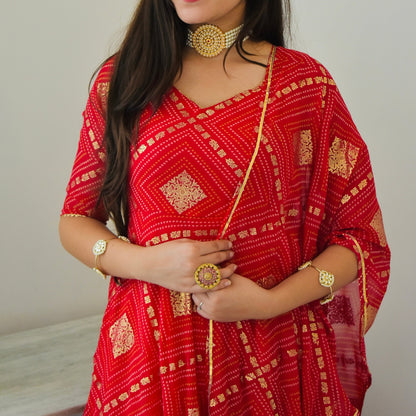 Rani Bhandej Foil Suit Set