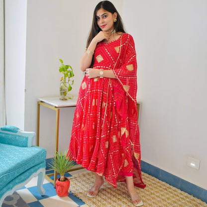 Rani Bhandej Foil Suit Set