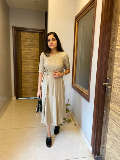 Oyster Wrap Dress