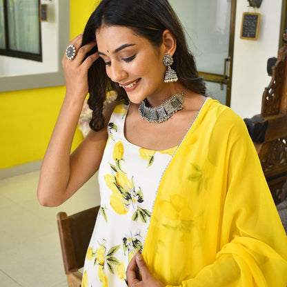 Ivory Lemon Suit Set
