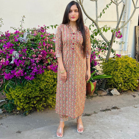 Tribal Printed Kurta Set