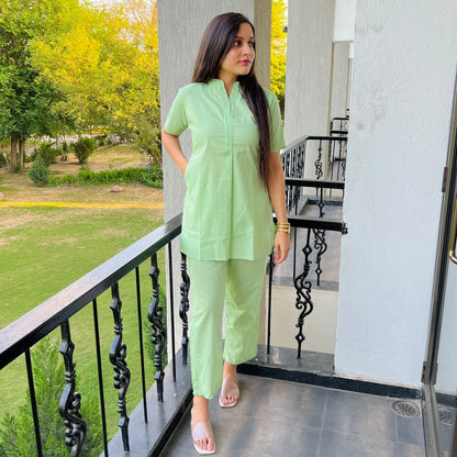 Pastel Green Cord Set