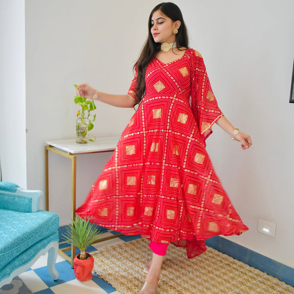 Rani Bhandej Foil Suit Set