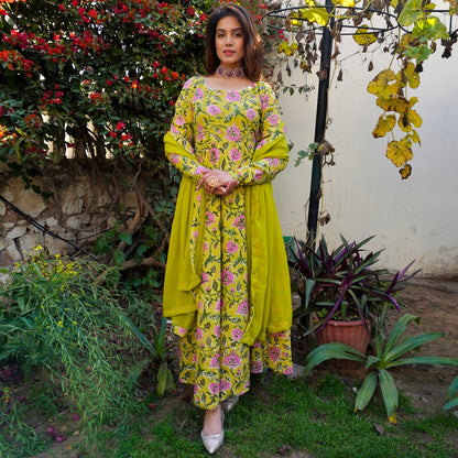 Bagh Handblock Cotton Suit Set