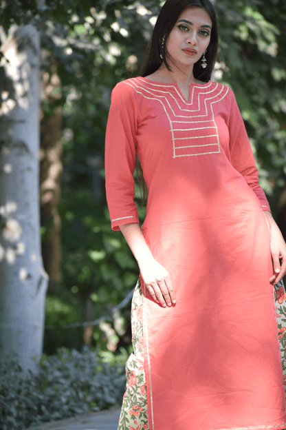 Rust Garden Kurta Set