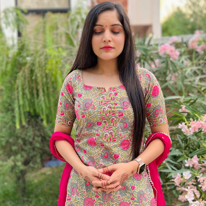 Gulabo Handblock Suit Set