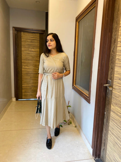 Oyster Wrap Dress
