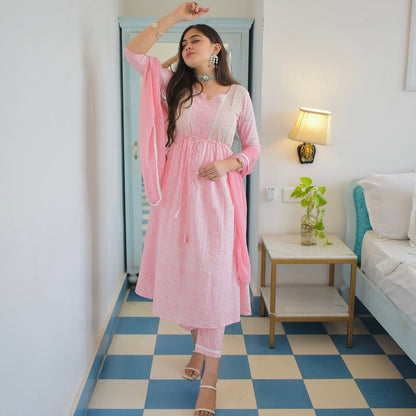 Snowberry Cotton Suit Set