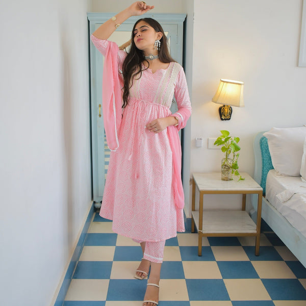 Snowberry Cotton Suit Set