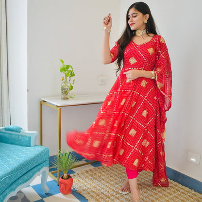 Rani Bhandej Foil Suit Set