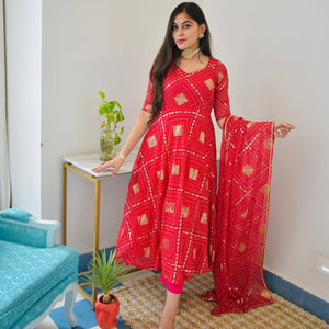 Rani Bhandej Foil Suit Set