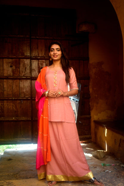 Powder Pink Lehenga Set