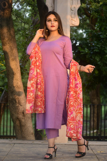 Lavender Blossom Suit Set