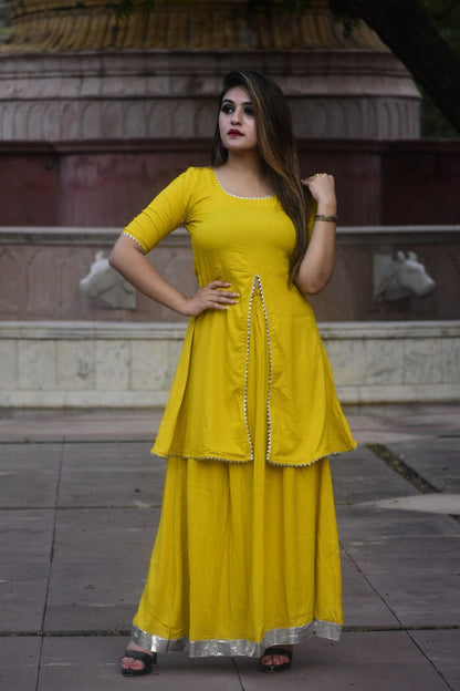 Lemon Yellow Lehenga Set