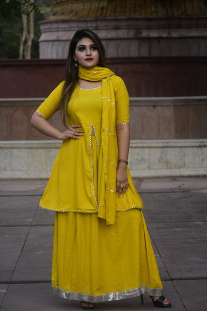 Lemon Yellow Lehenga Set