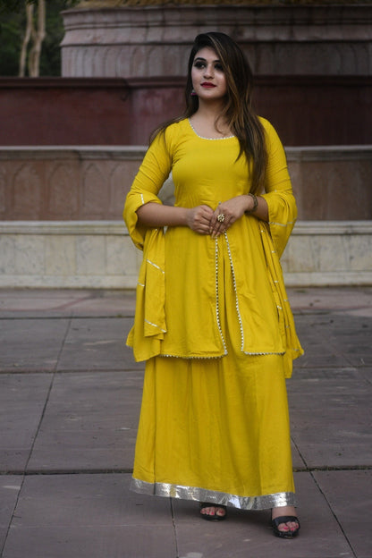 Lemon Yellow Lehenga Set