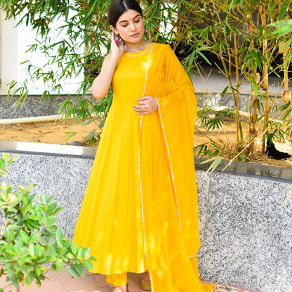 Yellow Mirror Suit Set