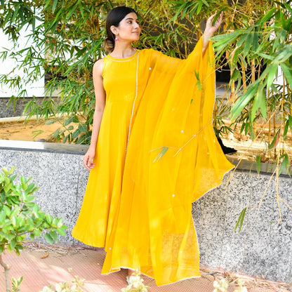 Yellow Mirror Suit Set