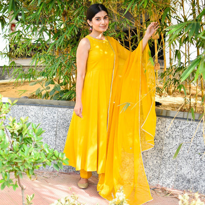 Yellow Mirror Suit Set