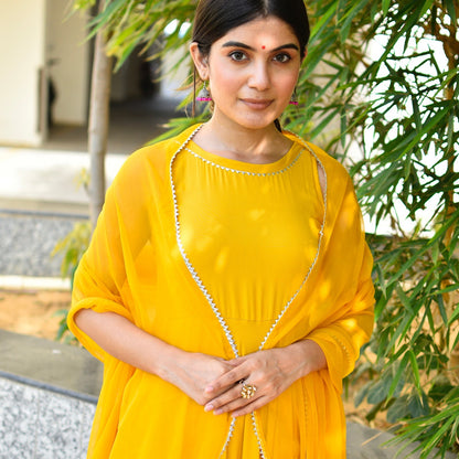 Yellow Mirror Suit Set