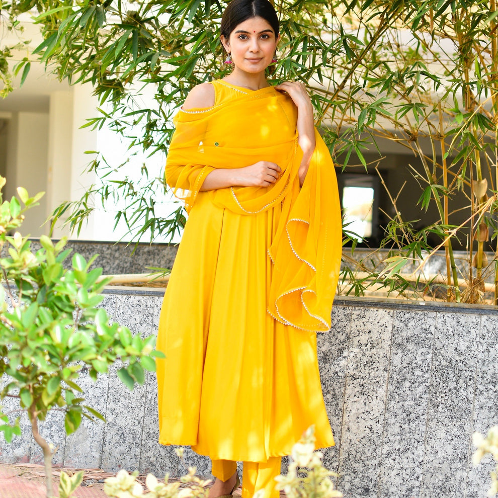 Yellow Mirror Suit Set – Label Krisha