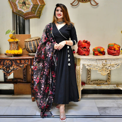 Black Festive Suit Set