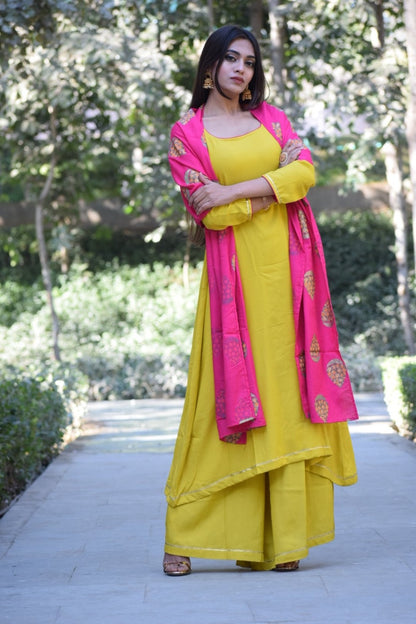 Lime Pink Suit Set