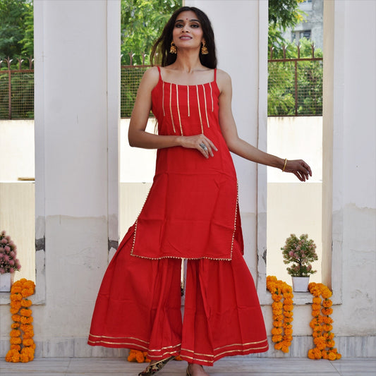 Fairytale Red Kurta Set