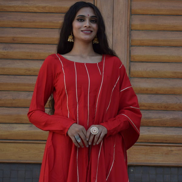 Red Berry Suit Set