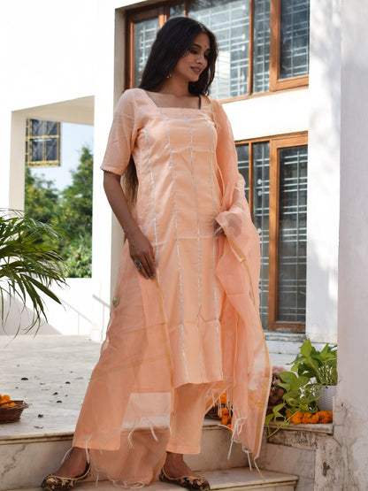 Haze On Peach Suit Set