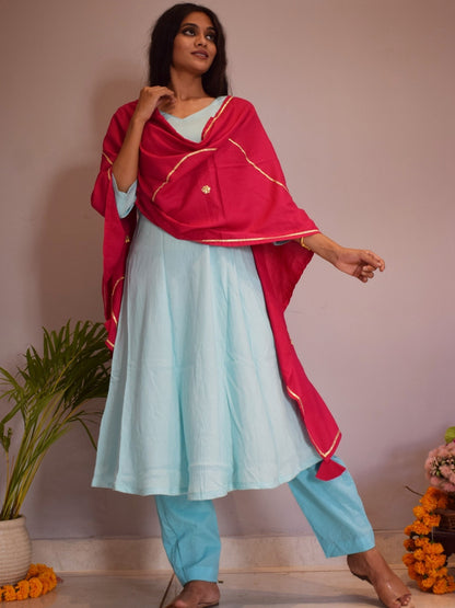 Sky Blue Suit Set