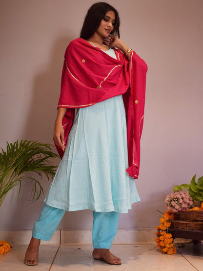 Sky Blue Suit Set