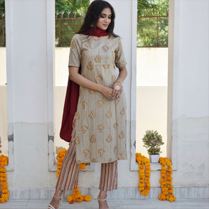 Sepia Gold Foil Suit Set