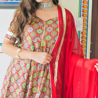Shaina Handblock Suit Set