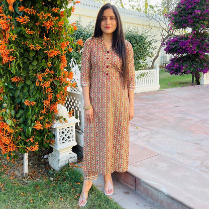 Tribal Printed Kurta Set