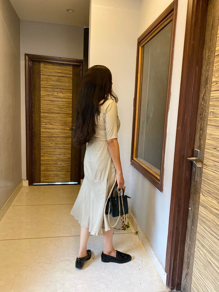 Oyster Wrap Dress