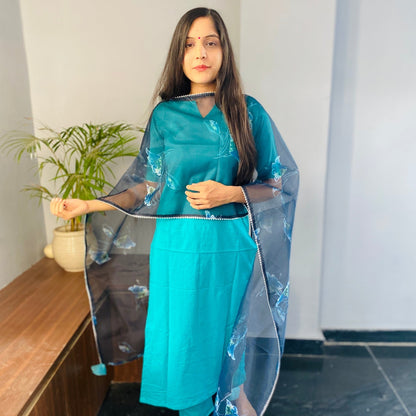 Teel Handpainted Suit Set
