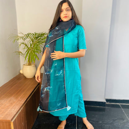 Teel Handpainted Suit Set